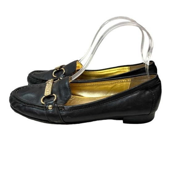 Coach Eileen brown leather Loafers Horsebit Buckle Slip On Shoes Womens Size 6.5 - Picture 1 of 9